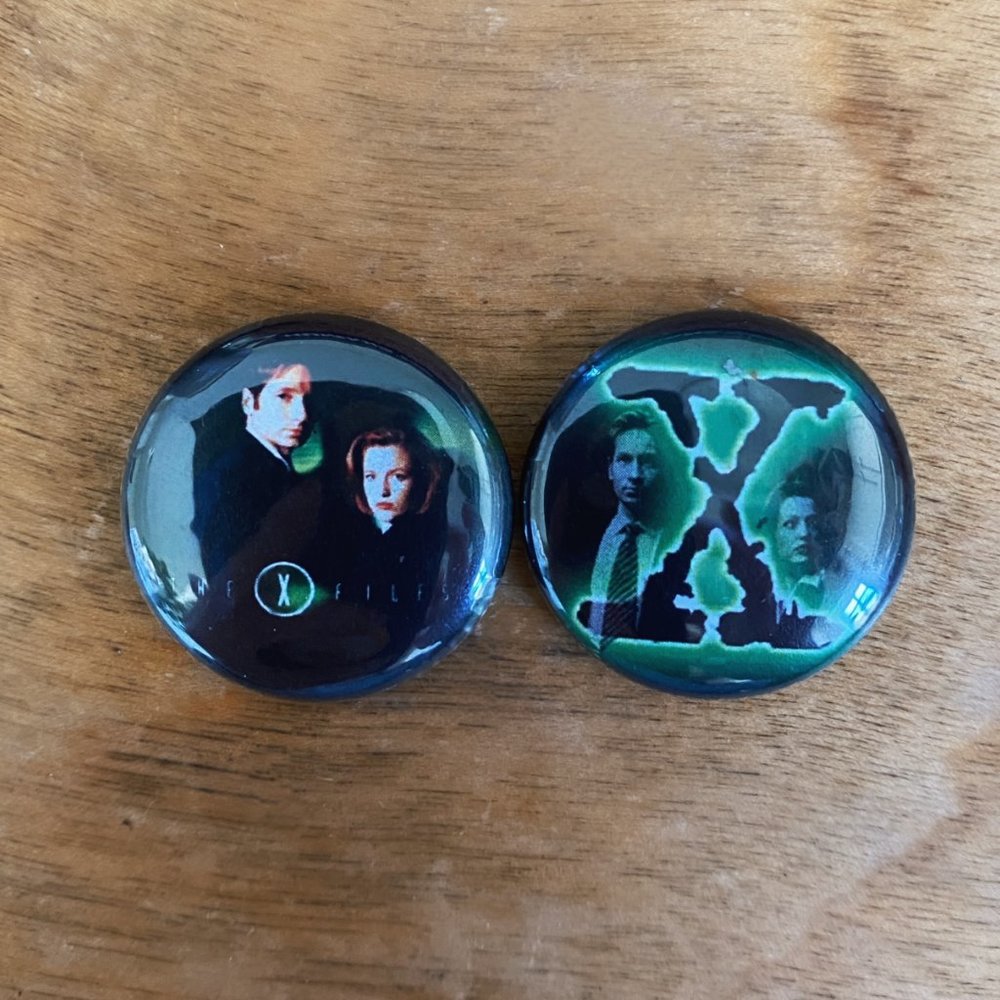 X-Files 1" Pinback Button Set - Picture 2 of 3